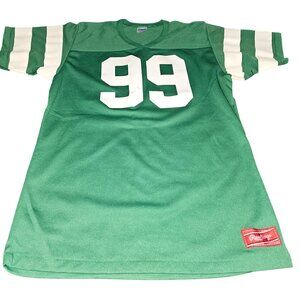 Vintage Rawlings NFL Green Football Jersey "Zancolli" #99 Medium Adult